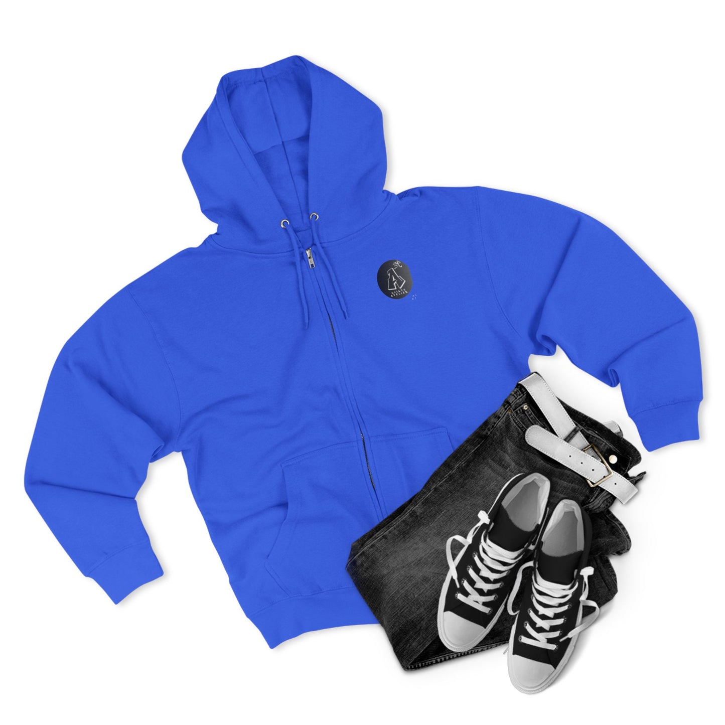Comfy zip-up hoodie with a witty 1900’s throwback design—perfect for 90’s kids who love a good laugh.