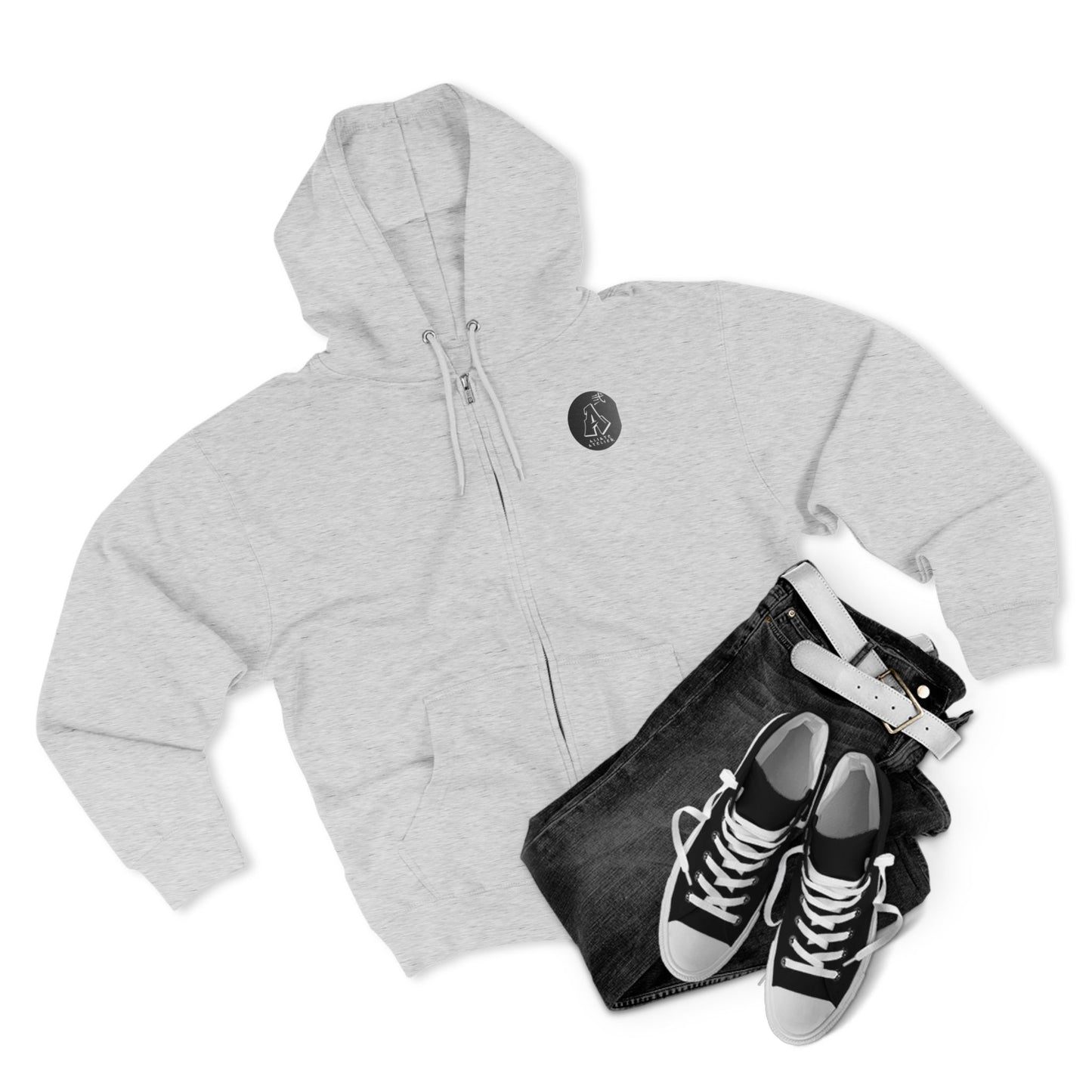 Comfy zip-up hoodie with a witty 1900’s throwback design—perfect for 90’s kids who love a good laugh.