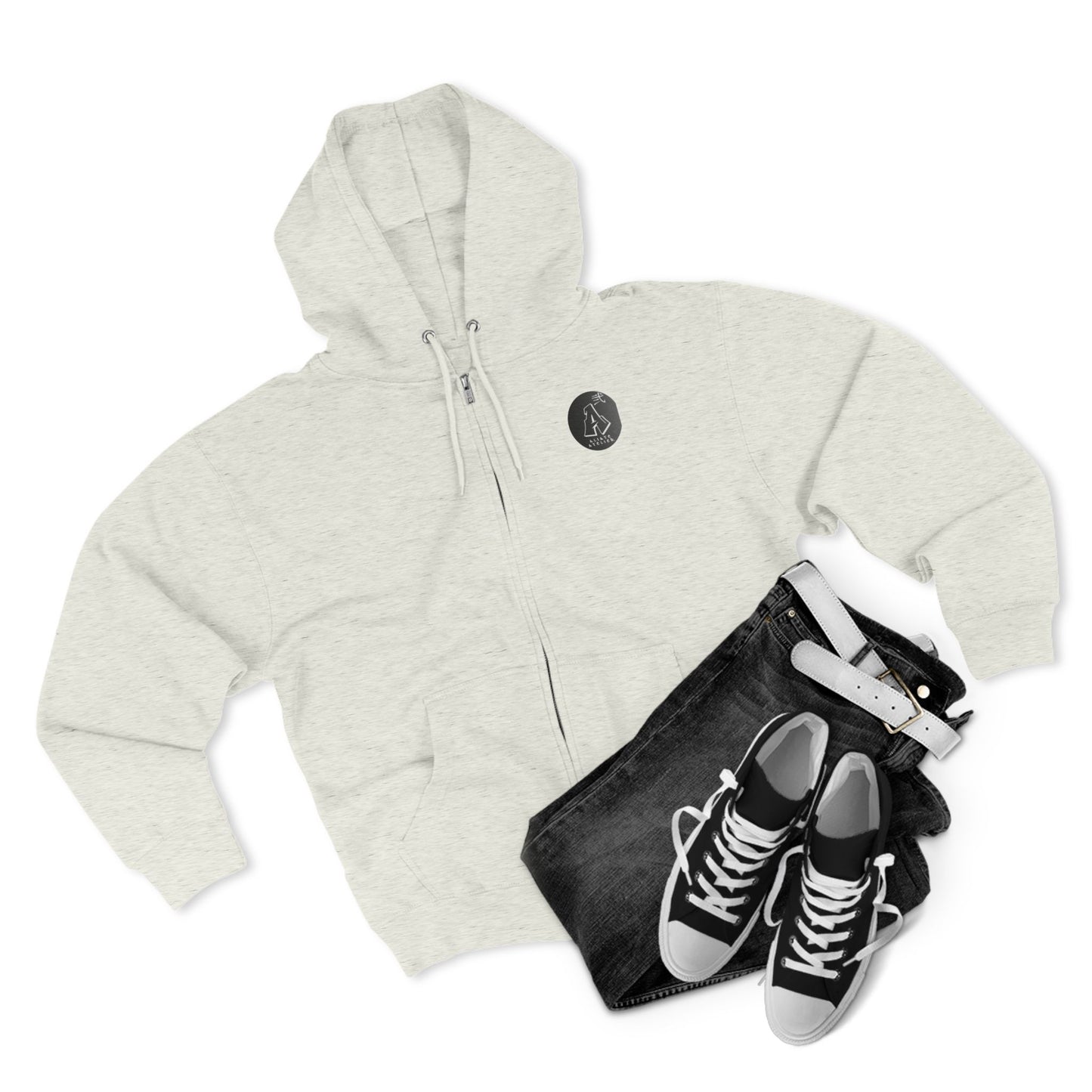 Comfy zip-up hoodie with a witty 1900’s throwback design—perfect for 90’s kids who love a good laugh.